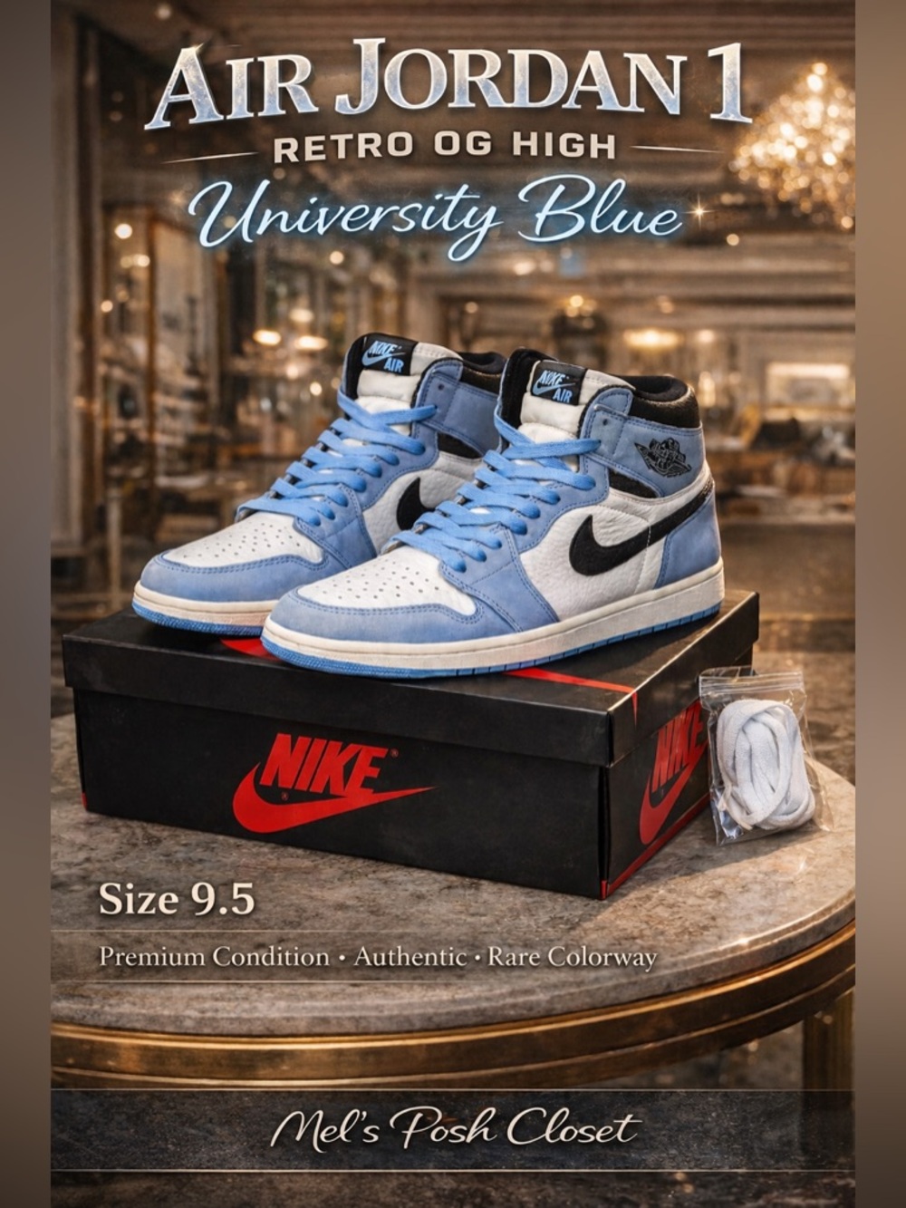 Nike Air Jordan 1 Retro OG High University Blue Men’s Sneakers